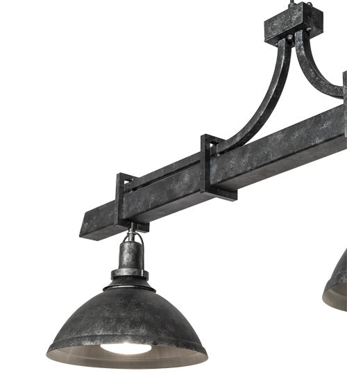 Meyda Tiffany 203455 Three Light Pendant, Smoke And Anthracite