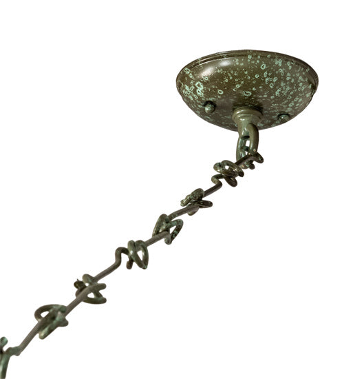 Meyda Tiffany 204997 Three Light Pendant, Tarnished Copper