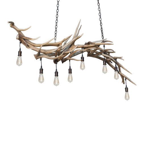 Meyda Tiffany 212262 Eight Light Chandelier, Mahogany Bronze