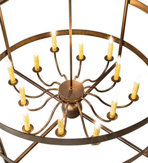 Meyda Tiffany 213168 12 Light Chandelier, Antique Copper