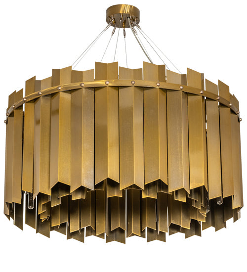Meyda Tiffany 213981 16 Light Pendant, Transparent Gold