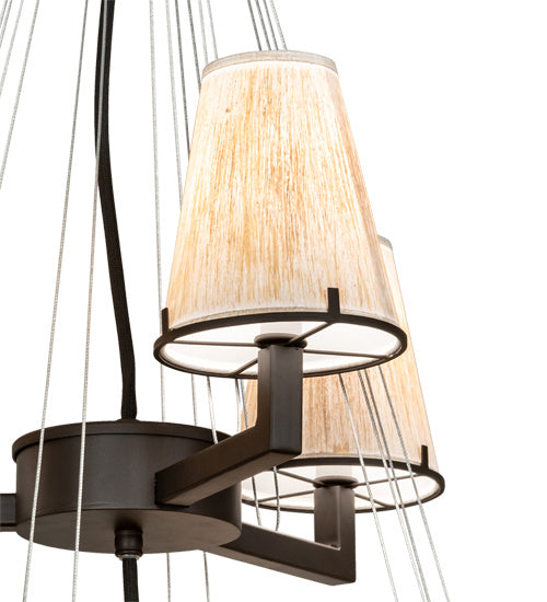 Meyda Tiffany 214041 Nine Light Chandelier, Oil Rubbed Bronze