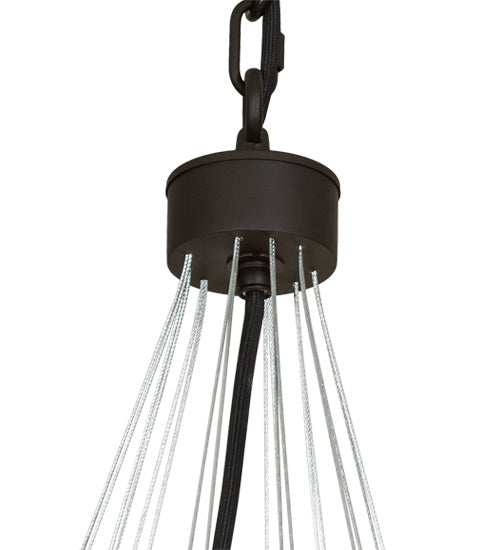 Meyda Tiffany 214041 Nine Light Chandelier, Oil Rubbed Bronze