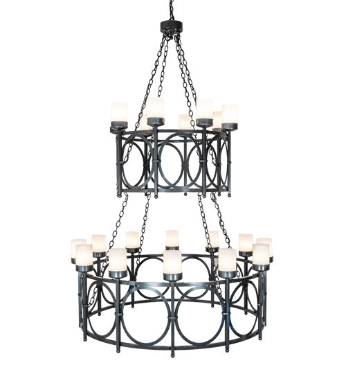 Meyda Tiffany 214838 20 Light Chandelier, Charcoal Gray