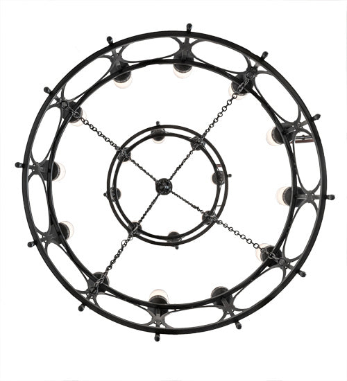 Meyda Tiffany 214838 20 Light Chandelier, Charcoal Gray