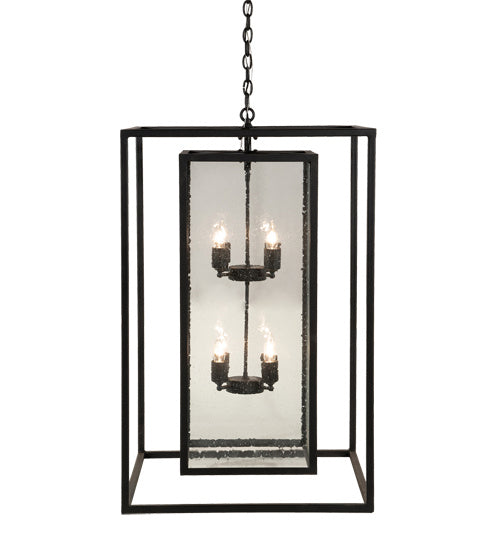 Meyda Tiffany 214846 Eight Light Pendant, Textured Black