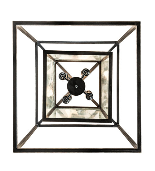 Meyda Tiffany 214846 Eight Light Pendant, Textured Black