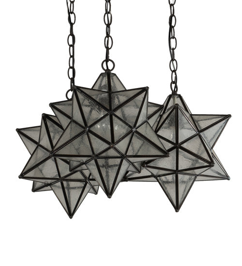 Meyda Tiffany 215080 Three Light Pendant, Oil Rubbed Bronze