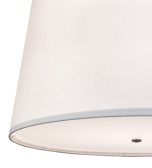 Meyda Tiffany 216051 Six Light Pendant, Nickel