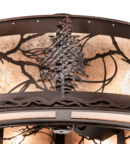 Meyda Tiffany 216207 16 Light Chandel-Air, Mahogany Bronze