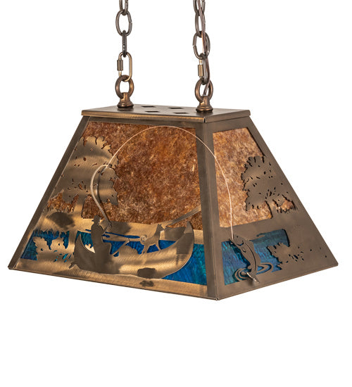Meyda Tiffany 216861 One Light Pendant, Antique Copper