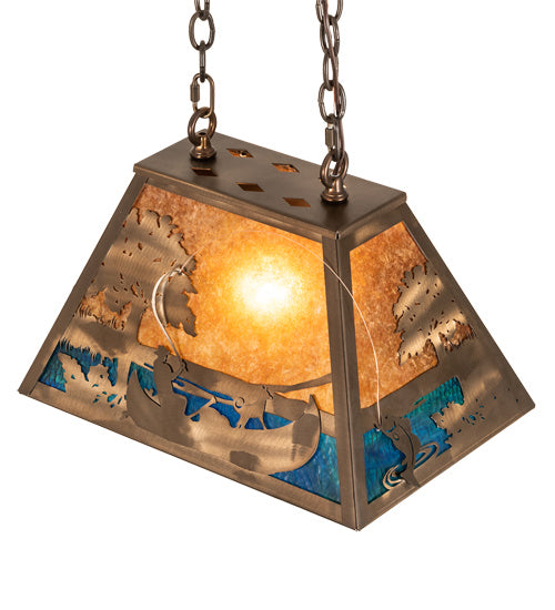 Meyda Tiffany 216861 One Light Pendant, Antique Copper