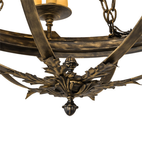 Meyda Tiffany 217524 18 Light Chandelier, Florentine Gold