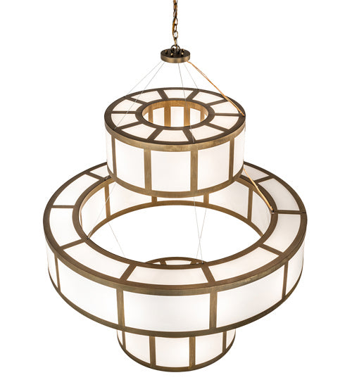 Meyda Tiffany 217678 20 Light Pendant, Brushed Brass