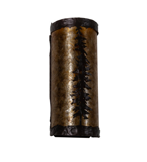 Meyda Tiffany 217915 Two Light Wall Sconce, Mahogany Bronze