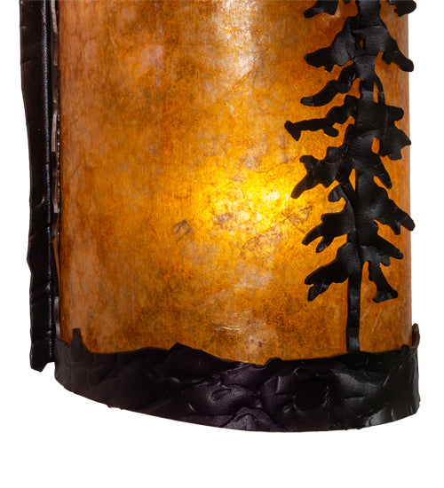 Meyda Tiffany 217915 Two Light Wall Sconce, Mahogany Bronze