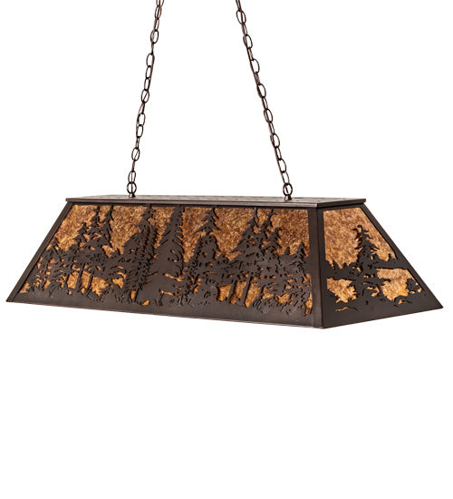 Meyda Tiffany 217916 Six Light Pendant, Mahogany Bronze