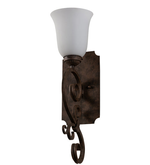 Meyda Tiffany 218111 One Light Wall Sconce, Antique Rust