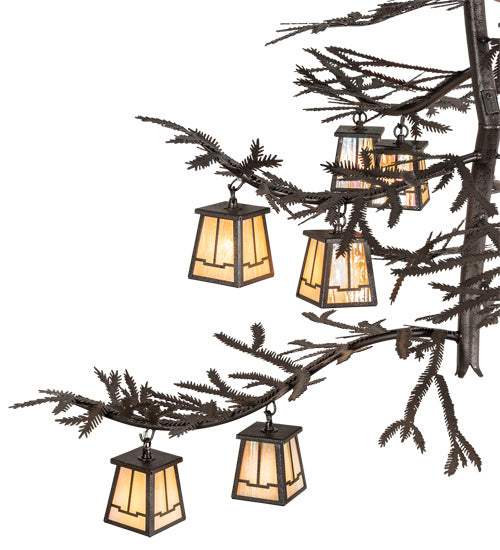 Meyda Tiffany 218578 12 Light Chandelier, Copper Rust
