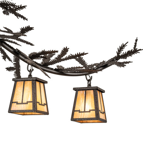 Meyda Tiffany 218578 12 Light Chandelier, Copper Rust