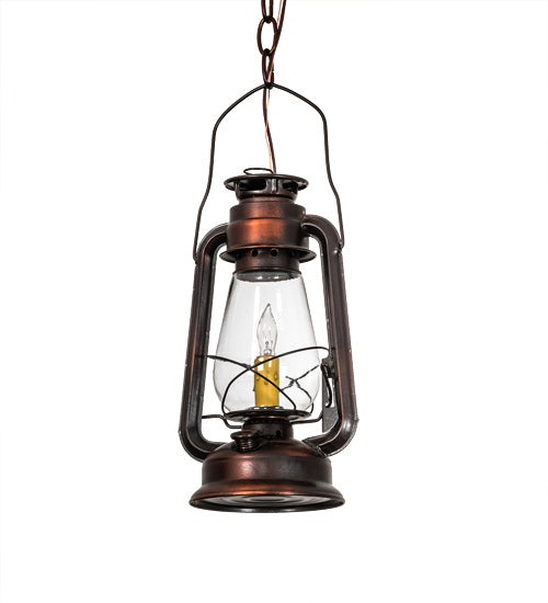 Meyda Tiffany 218760 One Light Mini Pendant, Vintage Copper