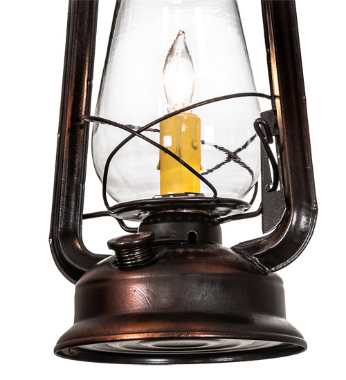 Meyda Tiffany 218760 One Light Mini Pendant, Vintage Copper