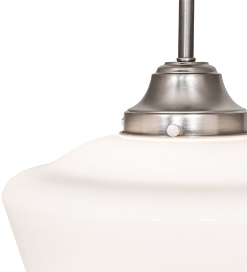 Meyda Tiffany 219618 One Light Pendant, Nickel