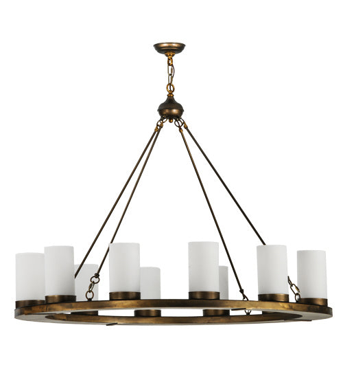 Meyda Tiffany 220081 12 Light Chandelier, Antique Copper