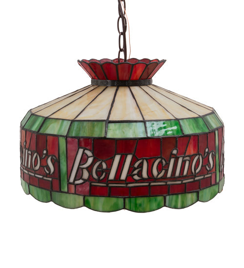 Meyda Tiffany 220447 One Light Pendant, Mahogany Bronze