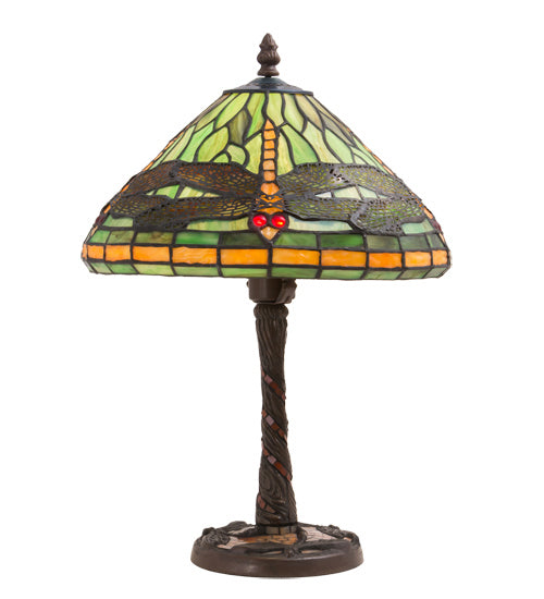 Meyda Tiffany 220523 One Light Table Lamp, Mahogany Bronze