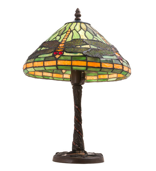 Meyda Tiffany 220523 One Light Table Lamp, Mahogany Bronze
