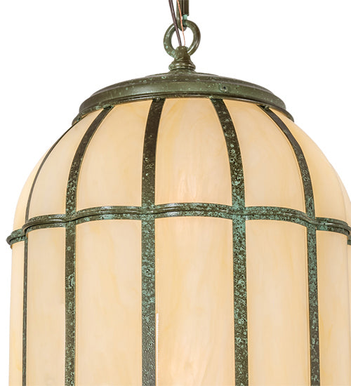 Meyda Tiffany 220607 Three Light Pendant, Tarnished Copper