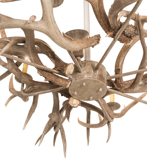 Meyda Tiffany 220836 20 Light Chandelier, Beige Satin