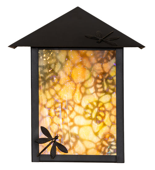 Meyda Tiffany 28473 One Light Wall Sconce, Craftsman Brown