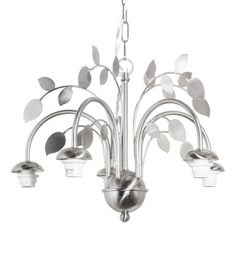 Meyda Tiffany 69887 Five Light Chandelier, Satin Nickel