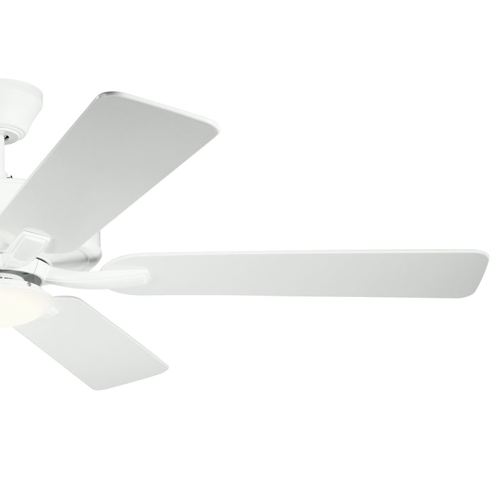 Kichler 330019MWH 52" Ceiling Fan, Matte White