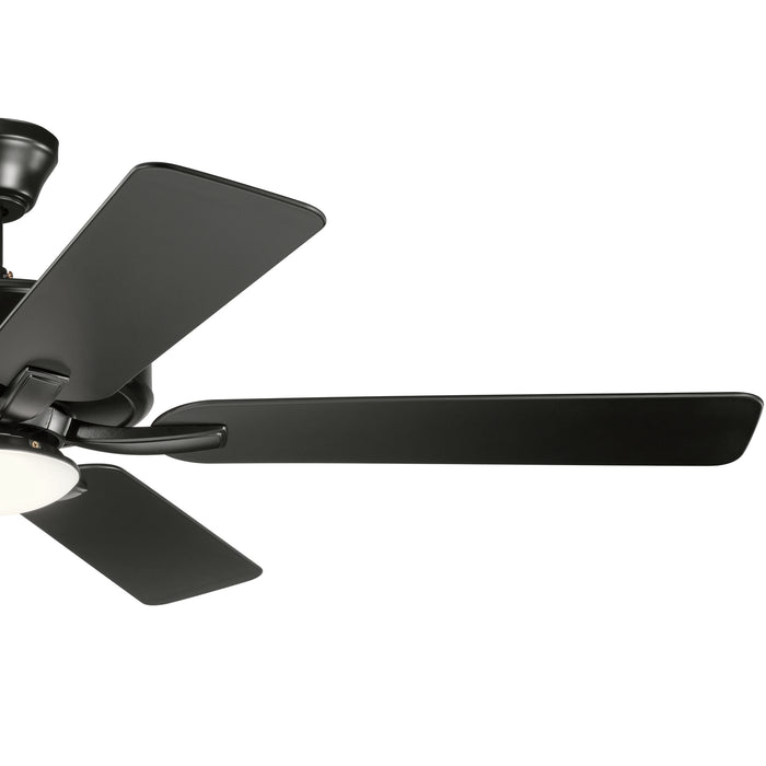 Kichler 330019SBK 52" Ceiling Fan, Satin Black