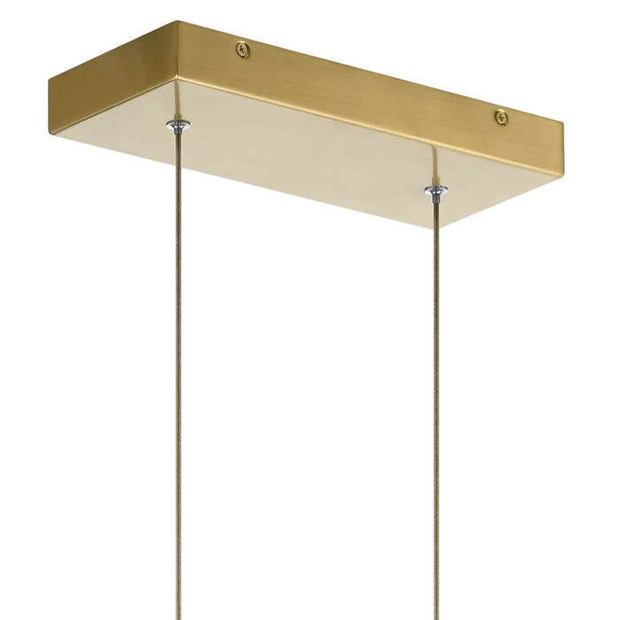 Kichler 84067CG LED Linear Chandelier, Champagne Gold