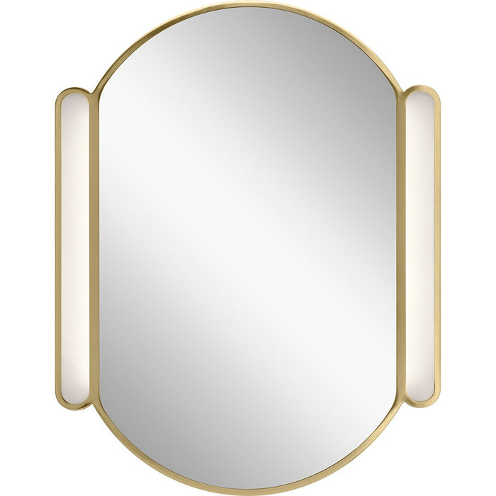 Kichler 84165CG LED Mirror, Champagne Gold