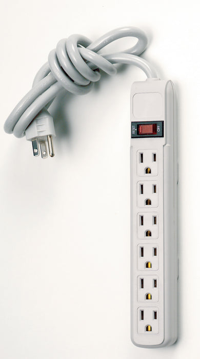 Satco 91-220 Surge Strip, White