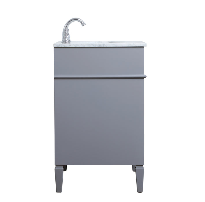 Elegant Lighting VF12530GR Single Bathroom Vanity, Grey