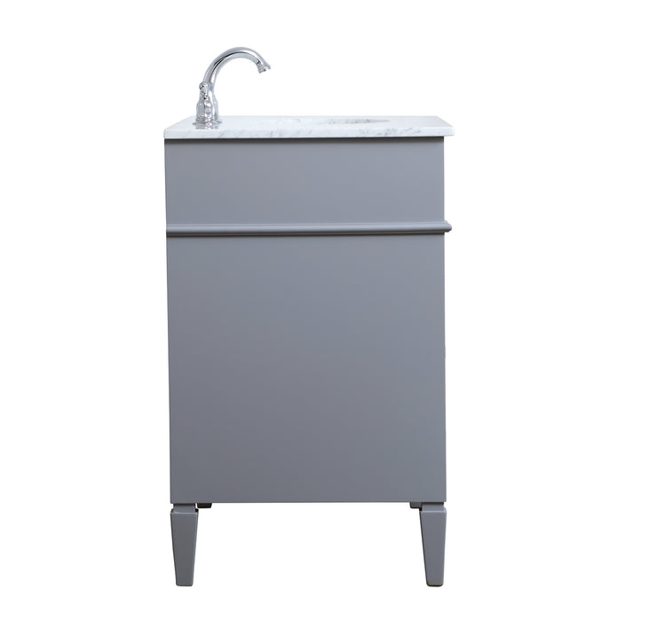 Elegant Lighting VF12536GR Single Bathroom Vanity, Grey
