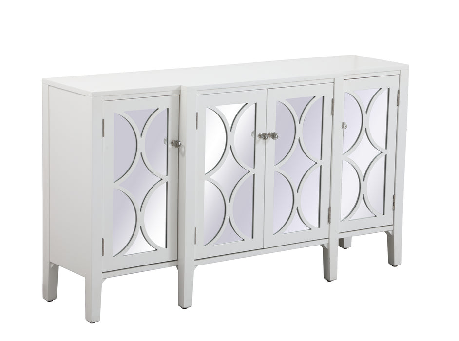 Elegant Lighting MF82001WH Credenza, White