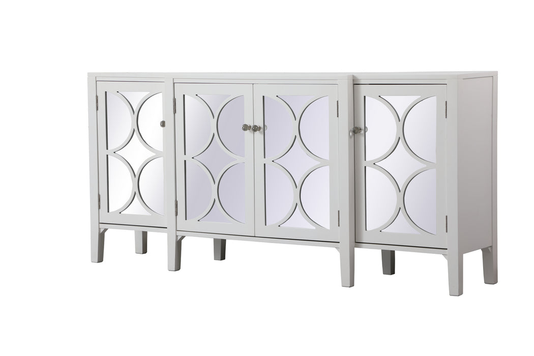 Elegant Lighting MF82111WH Credenza, White