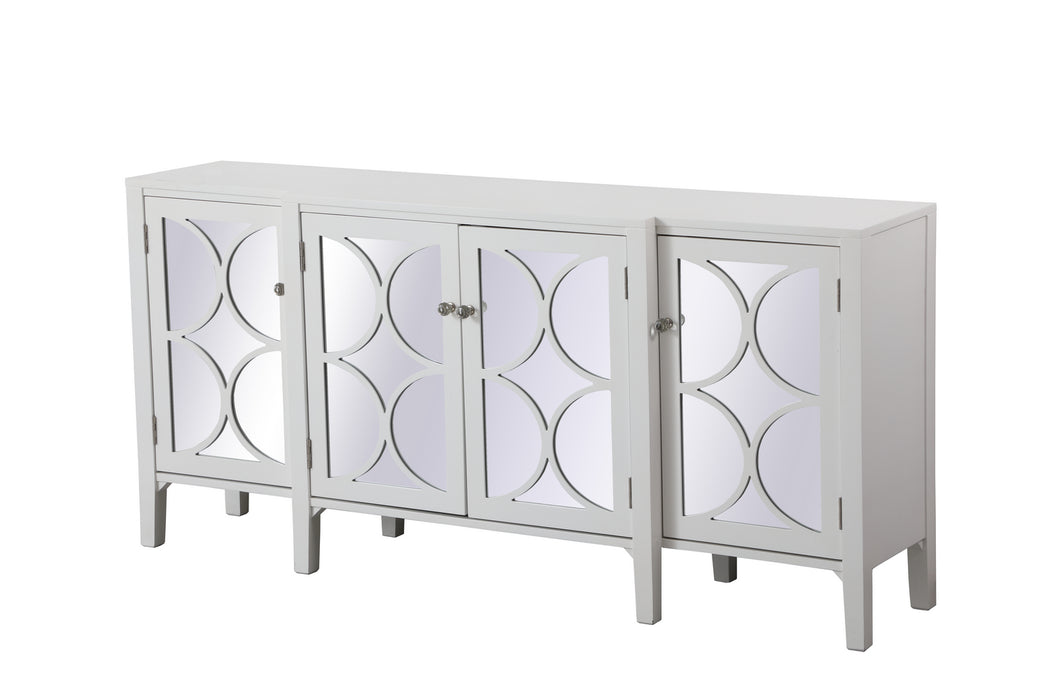 Elegant Lighting MF82111WH Credenza, White