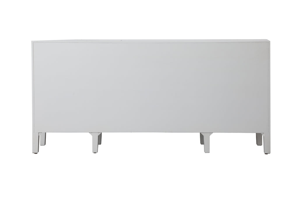 Elegant Lighting MF82111WH Credenza, White