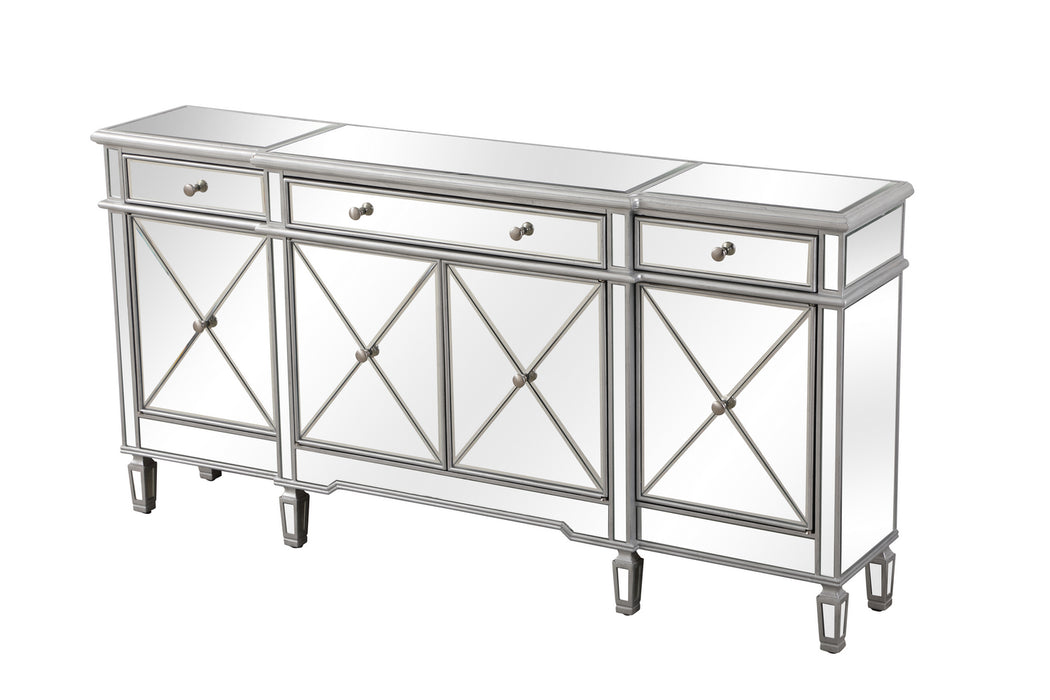 Elegant Lighting MF6-2111SC Credenza, Silver