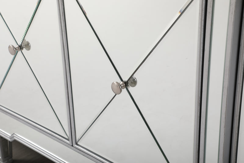 Elegant Lighting MF6-2111SC Credenza, Silver