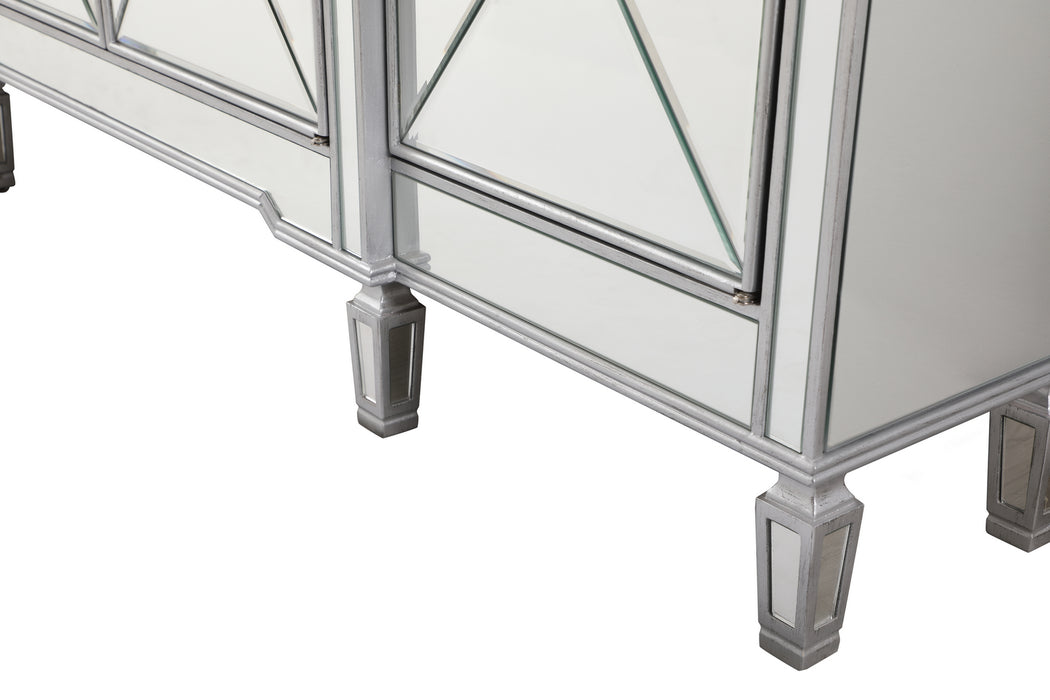 Elegant Lighting MF6-2111SC Credenza, Silver