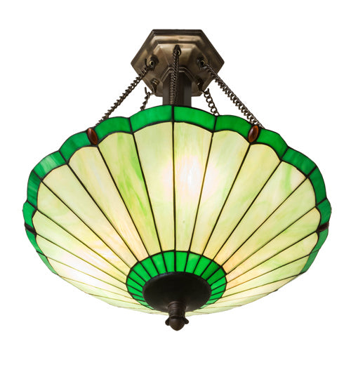 Meyda Tiffany 77696 Three Light Pendant, Mahogany Bronze